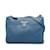 Blaue Prada Vitello Phenix gefütterte Umhängetasche mit Reißverschluss Leder  ref.1133685