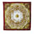 Hermès Sciarpe di seta rossa Hermes Astrologie Dies et Hore Rosso  ref.1133769