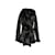 Black Roberto Cavalli Ponyhair & Fox Fur Coat Size IT 44  ref.1133803