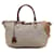 Bolso satchel de jacquard con logo Canapa de Prada marrón Castaño Cuero  ref.1133842