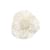 Weiße Chanel Mesh Camellia Anstecknadel Leinwand  ref.1134031