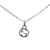 Silberne Gucci-Halskette mit ineinandergreifendem G Geld  ref.1134042