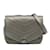 Bolsa Chanel Mini embelezada em couro de bezerro cinza Chevron Square Envelop Flap Crossbody Bag  ref.1134054