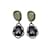 Autre Marque Saphir Bavna multicolore, Boucles d'oreilles pendantes en diamant et pierres précieuses facettées Métal  ref.1134091