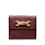 Kleine rote Gucci-Bambus-Geldbörse Leder  ref.1134495