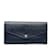 Blue Louis Vuitton Epi Portefeuille Sarah Long Wallet Leather  ref.1134545