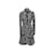 Black & White Dolce & Gabbana Floral Print Long Sleeve Dress Size EU 38 Synthetic  ref.1134560