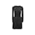 Robe en tricot plissée Chloé noire Taille S Synthétique  ref.1134582