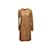 Vintage Bronzeado Helmut Lang Outono/Inverno 2000 Casaco de couro tamanho UE 44 Camelo  ref.1134631
