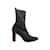 Black Christian Louboutin Suede Mid-Calf Boots Size 35  ref.1134639