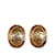 Pendientes de clip Chanel CC dorados Chapado en oro  ref.1134762