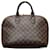 Brown Louis Vuitton Damier Ebene Alma PM Handbag Leather  ref.1134766