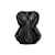 Vintage Black & Silver Krizia 80s Mesh Bubble Dress Size EU 38 Synthetic  ref.1134859