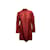 Giacca vintage Fendi jacquard rossa taglia EU 40 Rosso Sintetico  ref.1134867