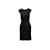 Chanel noir début 2000s Robe en maille Taille EU 38 Synthétique  ref.1134924