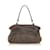 Brown Fendi Puckered Bubble Leather Chef Shoulder Bag  ref.1135005