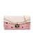 Pink MCM Visetos Millie Flap Leather Crossbody Bag  ref.1135158