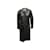 Agnès b. Vintage Black Agnes B. Leather Coat Designer Size 1  ref.1135169