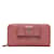 Pink Prada Saffiano Fiocco Bow Long Wallet Leather  ref.1135197