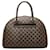 Brown Louis Vuitton Damier Ebene Nolita Travel Bag Leather  ref.1135244