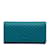 Portafoglio con patta continentale Gucci Microguccissima blu Pelle  ref.1135257