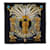 Hermès Sciarpe di seta nere Hermes Mexique Nero  ref.1135409