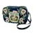 Bolsa para câmera com parte superior azul Gucci Denim Flower Couro  ref.1135418