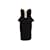 Vestido preto e creme Alexander McQueen sem alças Peplum tamanho UE 40 Sintético  ref.1135433