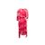 Vestido Midi Estampado Hanae Mori Rojo Y Blanco Talla M Roja