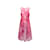 Autre Marque Rosa-rotes Monique Lhuillier-Kleid mit Blumendruck und Ausschnitt, Größe US 14 Pink Synthetisch  ref.1135468