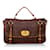 Bolso satchel de cuero marrón Miu Miu Matelasse Castaño  ref.1135499