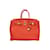 Hermès Rote Capucine Hermes Togo 35 Birkin-Tasche Leder  ref.1135521