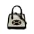 White Gucci Mini Bicolor Horsebit 1955 Top Handle Bag Satchel Leather  ref.1135549
