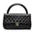 Bolso mediano con asa superior Kelly Parent de Chanel en negro Cuero  ref.1135559