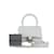 Mini ampulheta em relevo Balenciaga branca Branco Couro  ref.1135677