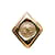 Gold Chanel CC Brooch Golden Metal  ref.1135686