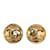 Clipe Chanel CC dourado em brincos Banhado a ouro  ref.1135695