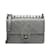 Bolso bandolera Chanel mediano chic de piel de cordero con solapa y perlas plateado Plata Cuero  ref.1135756