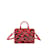 Louis Vuitton x Urs Fischer Speedy Bandouliere rossa 25 Boston Bag Rosso Pelle  ref.1135795