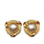 Clipe de pérola falsa Chanel dourado em brincos Metal  ref.1135798