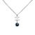 Silberne Chanel CC Kunstperlen-Anhänger-Halskette Metall  ref.1135832