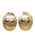 Gold Chanel CC Clip On Earrings Golden Gold-plated  ref.1135859