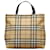 Tan Burberry House Check Handbag Camel Leather  ref.1135896