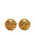 Goldene Chanel CC-Ohrclips Gelbes Gold  ref.1135978