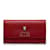 Red Gucci L Aveugle Par Amour Long Wallet Cuir Rouge  ref.1136084