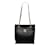 Schwarze Chanel CC-Einkaufstasche aus Kalbsleder mit Vordertasche  ref.1136141