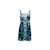 Autre Marque Vintage Schwarz & Mehrfarbig Emilio Pucci für Formfit Rogers Slip Dress Größe S Synthetisch  ref.1136274
