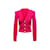Cardigan rosa choque Balmain com decote em V tamanho FR 34 Sintético  ref.1136296