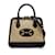Horsebit pequeño Gucci marrón 1955 Bolso satchel de lona con asa superior Castaño Cuero  ref.1136310