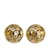 Clipe Chanel CC dourado em brincos Banhado a ouro  ref.1136345